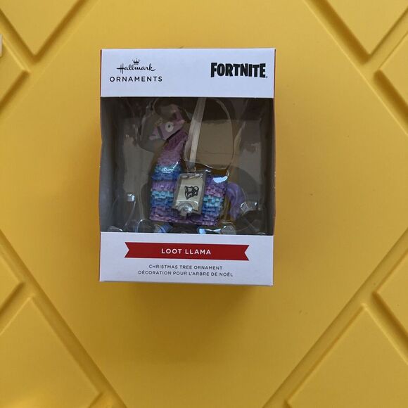Hallmark Fortnite Loot Llama Christmas Tree‎ Ornament 2023 - Picture 1 of 3